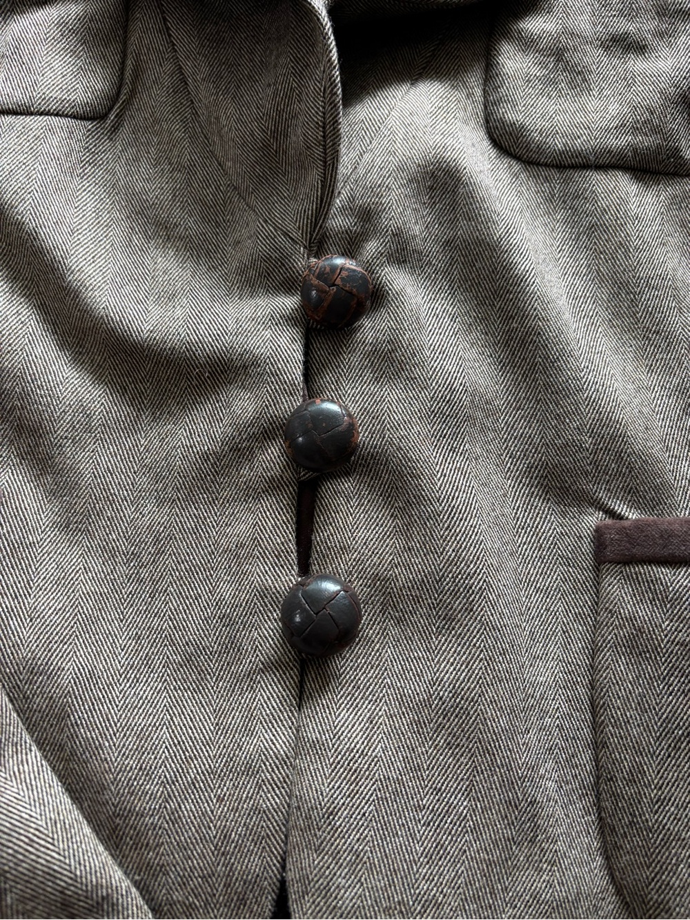 Banana Republic Brown Tweed Notch Lapel Blazer - Picture 7 of 13